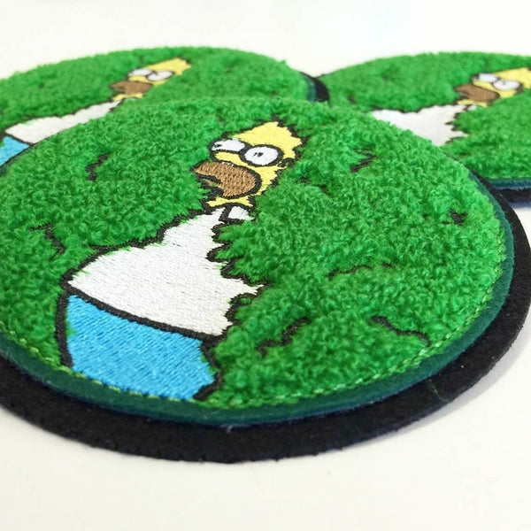 DISAPPEARING HOMER CHENILLE PATCH
