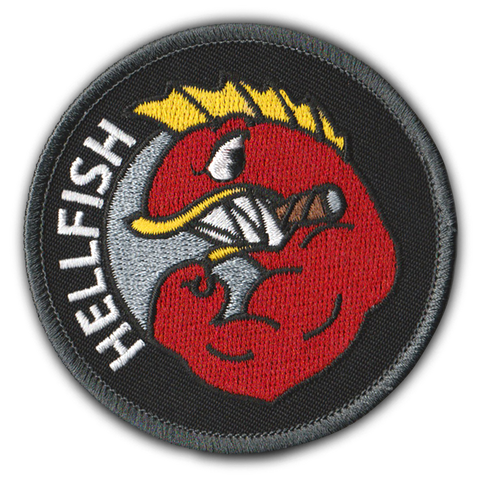 RAGING ABE'S 'FLYING HELLFISH' PATCH