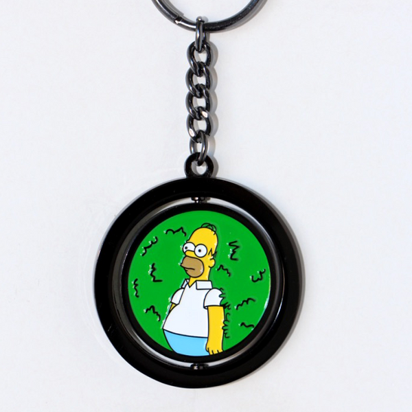'DISAPPEARING HOMER' PATCH, PIN & KEYRING COMBO!
