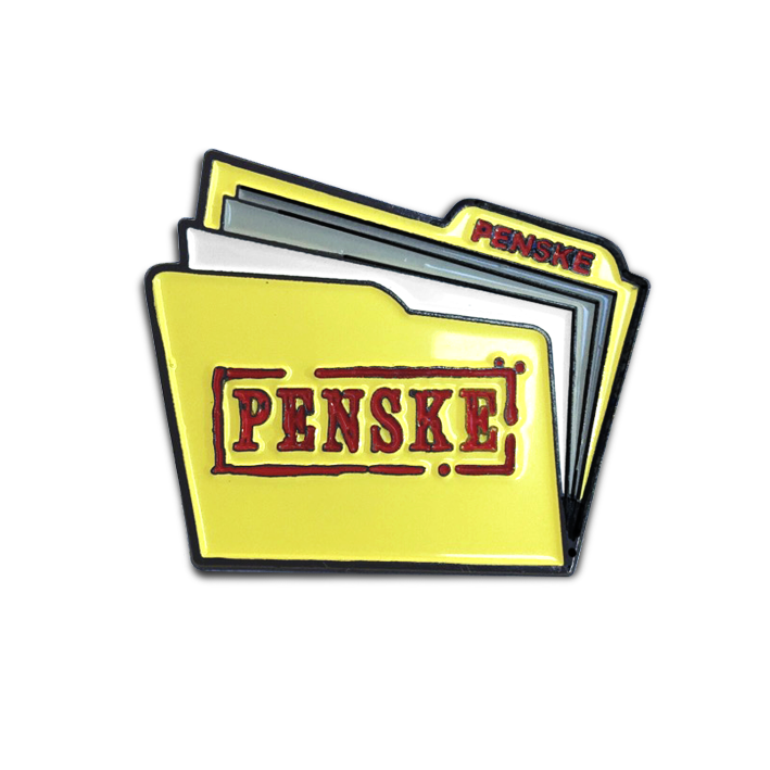 THE PENSKE FILE ENAMEL PIN