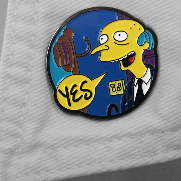 THE "SMITHERS I'M HOME" ENAMEL PIN