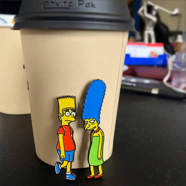 THE ATTEMPTED ASSASSINATION OF GRANDPA SIMPSON PIN COMBO!