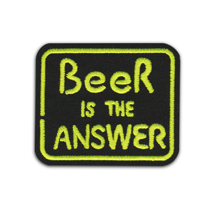 'BEER IS THE ANSWER' PATCH